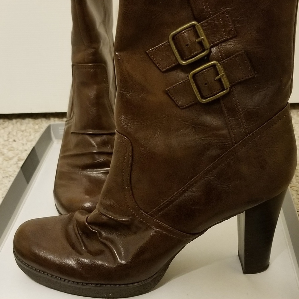 Brown booties